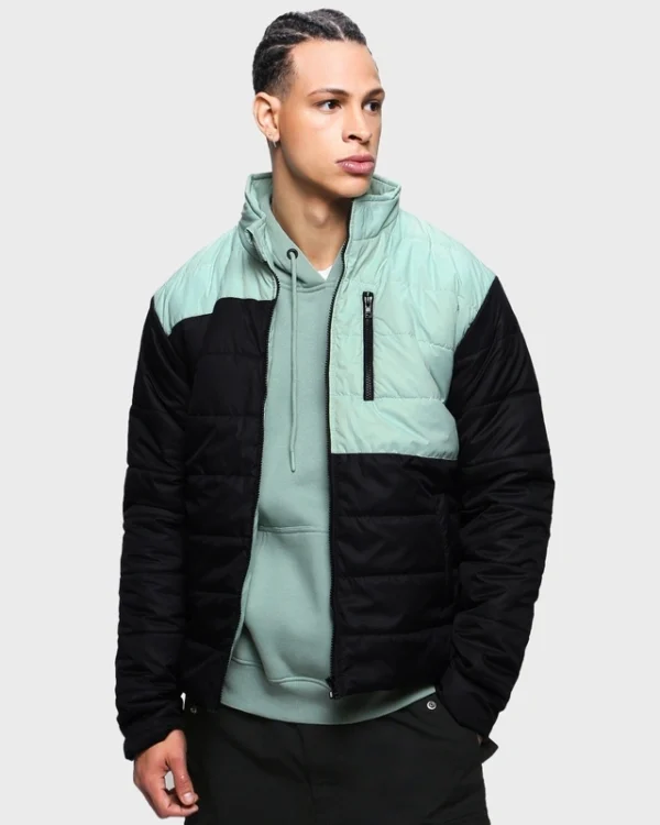 Men's Black Oversized Puffer Jacket