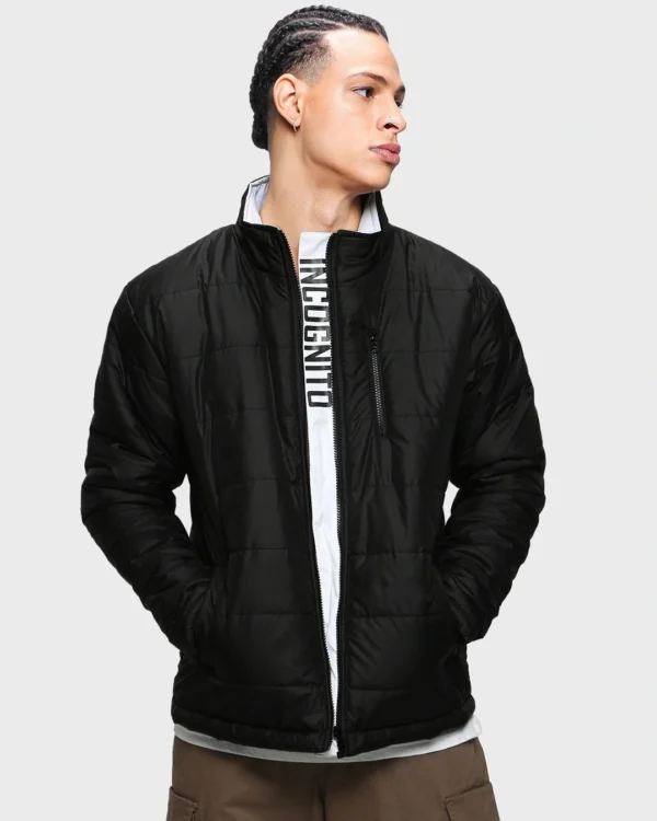 Men's Black Oversized Puffer Jacket