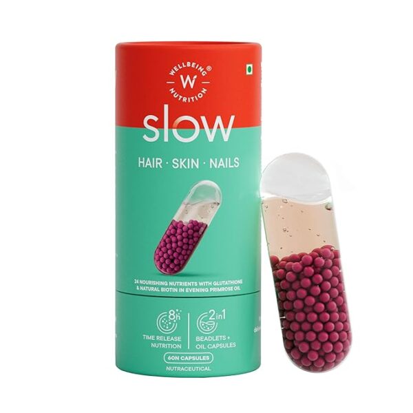 Wellbeing Nutrition Slow Skin Hair and Nails Capsule